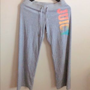[JUICY COUTURE] Velour Tracksuit Gray Bottom